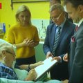 Sergantis Čekijos prezidentas nufilmuotas ligoninės lovoje