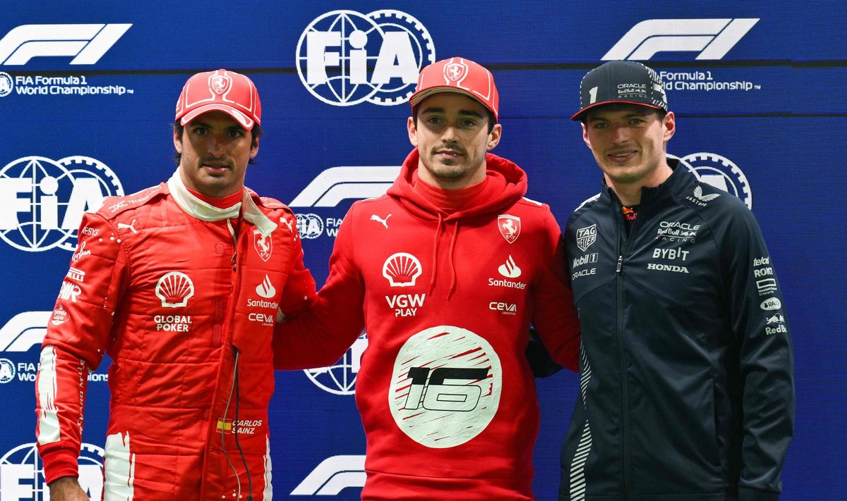 Carlosas Sainzas jaunesnysis, Charlesas Leclercas ir Maxas Verstappenas