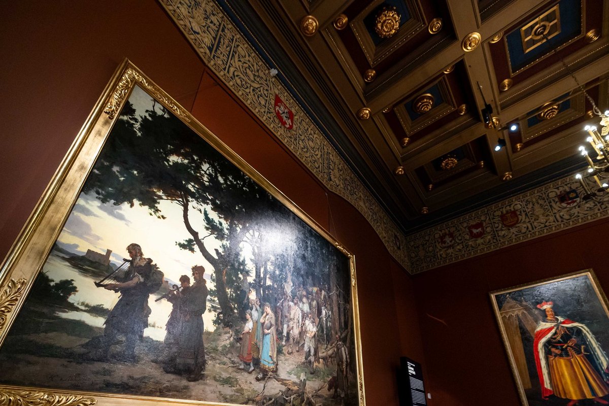 Muzeum Krakowa wyjątkowo udostępniło Wilnie specjalny, ważący 150 kg obraz, zawierający wskazówki dotyczące jednej z największych zagadek historii Litwy.