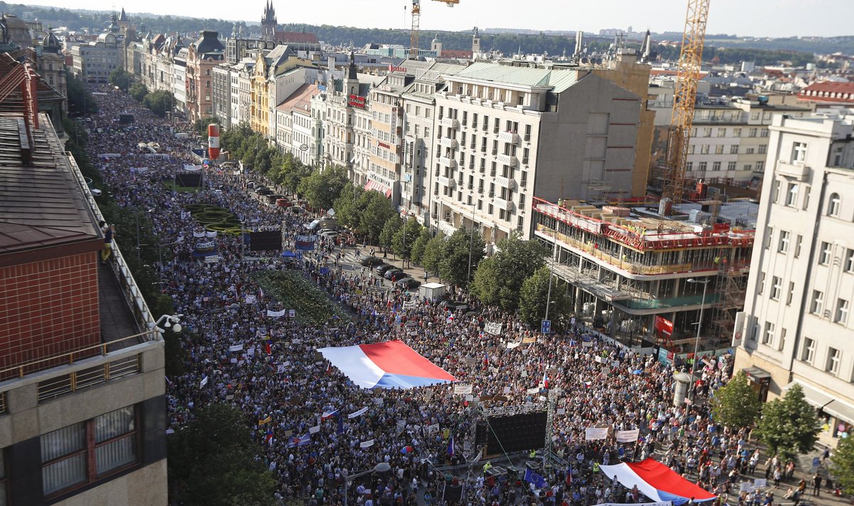 Protestas Čekijoje
