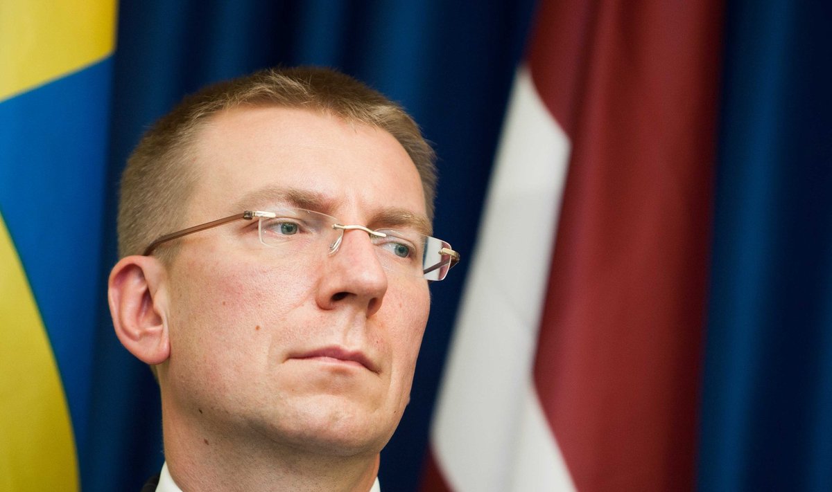 Latvia’s Foreign Minister Edgars Rinkevics