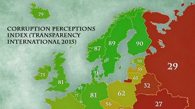 Indeks korupcji w Europie
