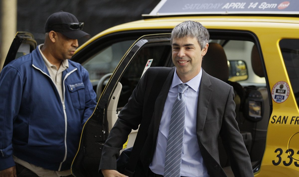 "Google" vadovas Larry Page'as atvyko į teismą San Franciske