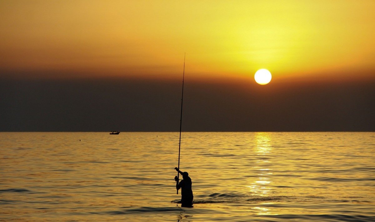 Žvejas viduržemio jūroje prie Gazos ruožo