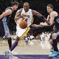 NBA lygos atkrintamąsias varžybas pergalėmis pradėjo „Lakers“ ir „Spurs“ klubai