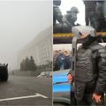 Kazachstane – nauji susirėmimai, kai kur policijos pareigūnai pereina į protestuotojų pusę