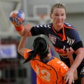 Antrasis Lietuvos moterų rankinio čempionato ratas prasidėjo mačais Klaipėdoje ir Šiauliuose