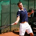 L. Grigelis pateko į Prezidento taurės teniso turnyro Vilniuje pusfinalį