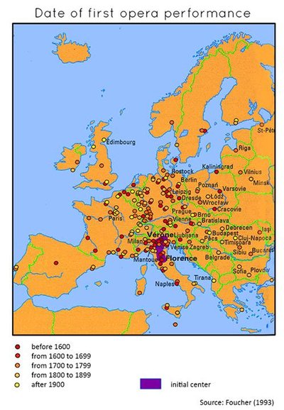 Początki opery w Europie