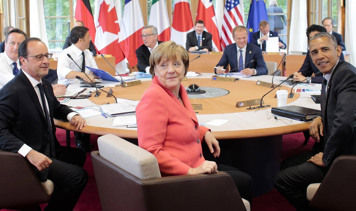 Francois Hollande'as, Angela Merkel, Barackas Obama
