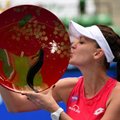Teniso turnyro Tokijuje trofėjumi džiaugėsi lenkė A. Radwanska