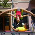 Tarptautinėje akrobatinės jogos mokymų savaitėje – 9 šalių atstovai