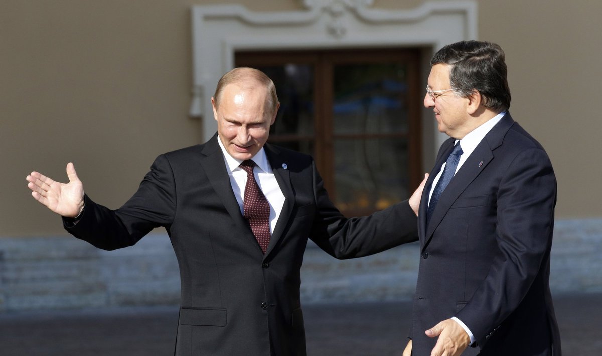 Vladimir Putin, Jose Manuel Barroso 
