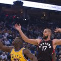 „Raptors“ su J. Valančiūnu nesustabdė „Warriors“ žygio