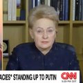 В интервью CNN экс-президент Литвы предупредила о серьезности ситуации
