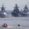 Baltijos jūroje Rusijos laivai dalyvavo artilerijos šaudymo ir minavimo pratybose