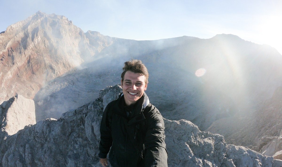 Ant Agungo ugnikalnio