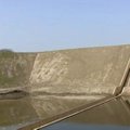 Mozės tiltas: medinė konstrukcija žemiau vandens lygio