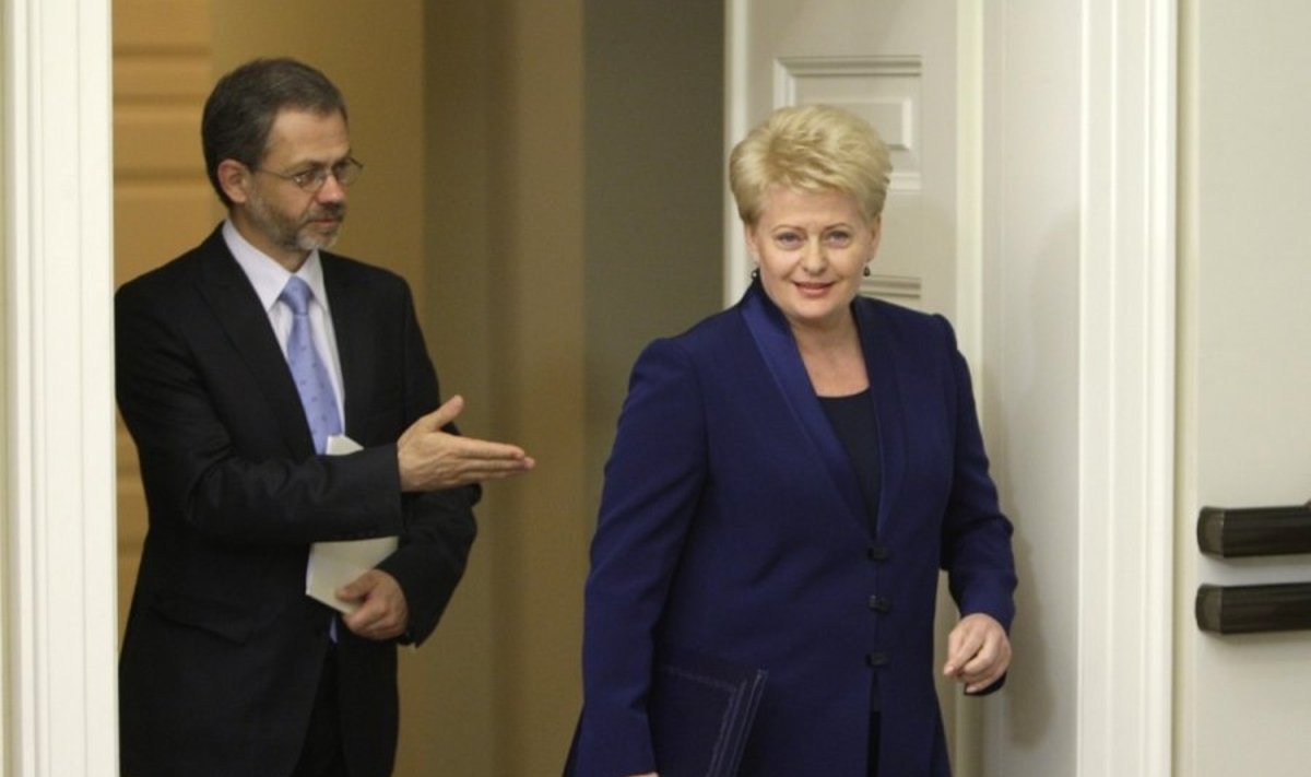 Linas Balsys ir Dalia Grybauskaitė