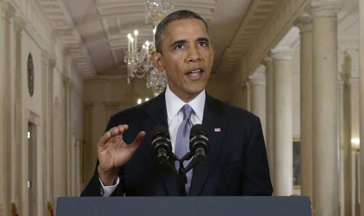 Barackas Obama kreipiasi į tautą dėl Sirijos