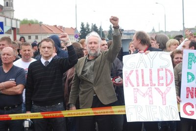 Stanislovas Buškevičius protestuoja prieš seksualinių mažumų eitynes