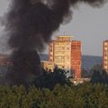 Vilniuje dėl padegtų šiukšlių pakilo juodi dūmai
