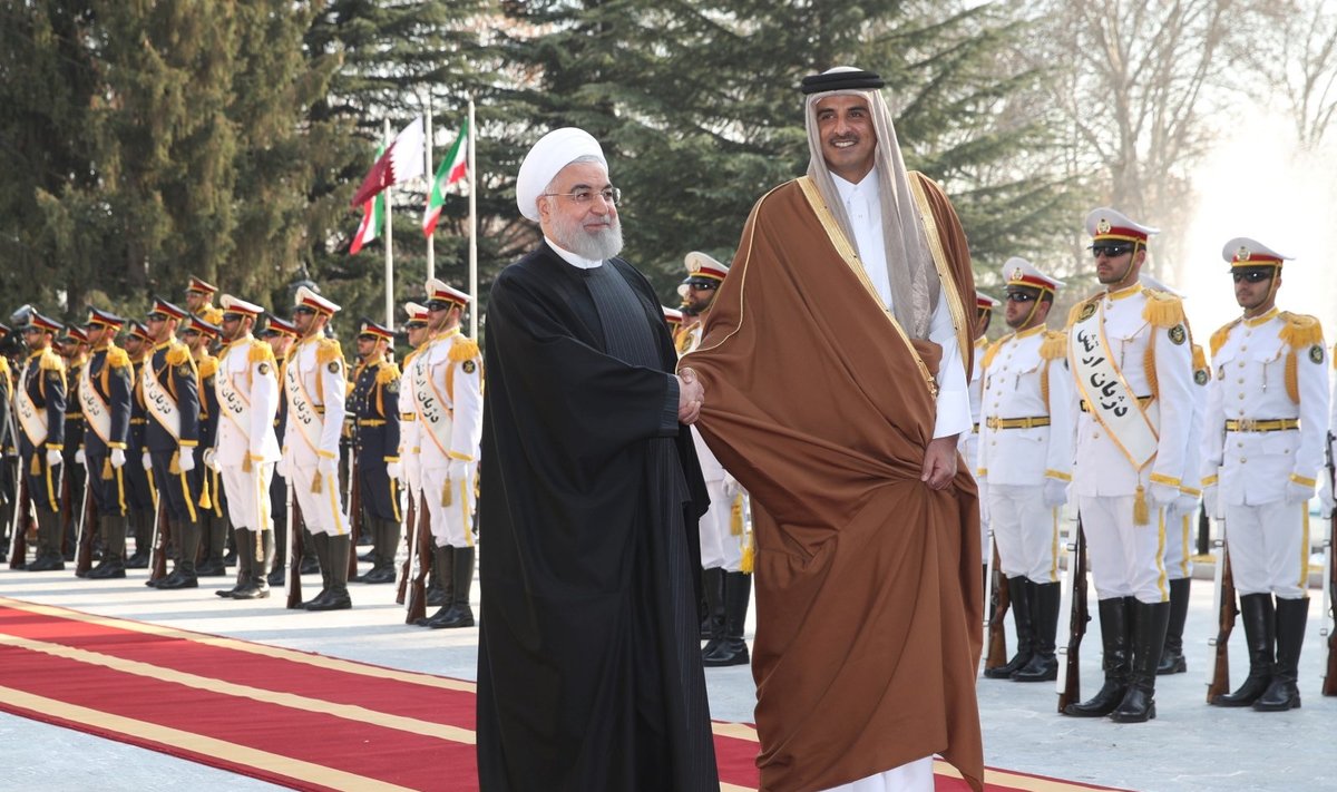  Hassan Rouhani, Tamimas bin Hamadas al Thani
