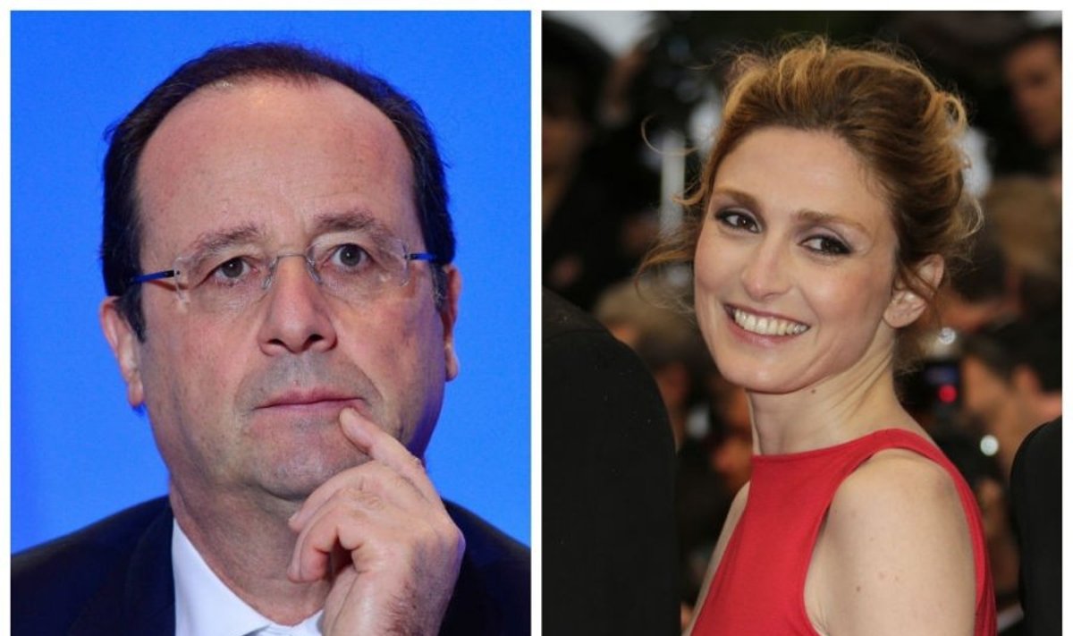 Francois Hollande'as ir Julie Gayet