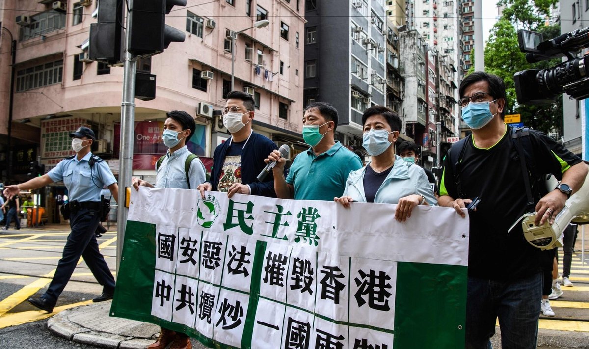 Honkonge kilo pasipiktinimo banga, Kinijai bandant prastumti saugumo įstatymą 