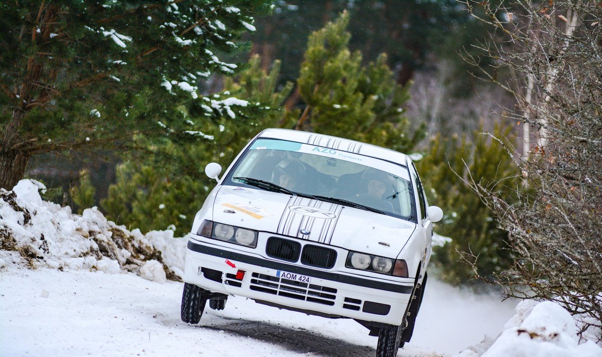 "RR Team" varžosi "Winter Rally 2019". Alfonso Rakausko nuotr.