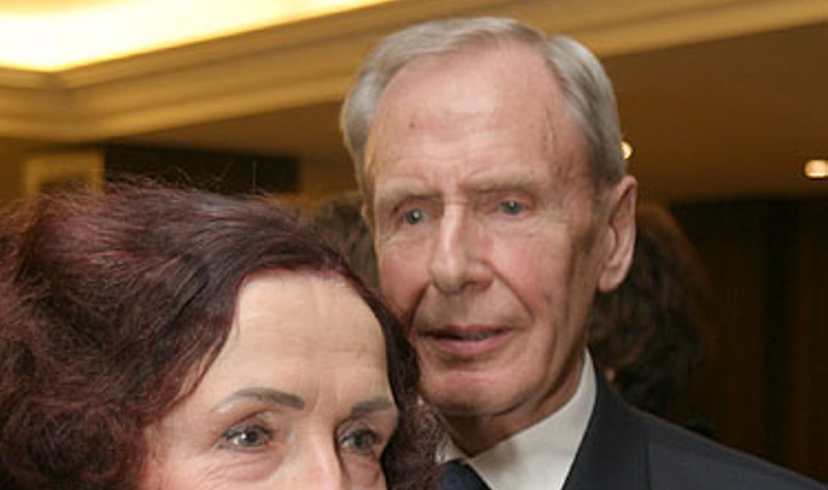 Advokatas Kazimieras Motieka su žmona Marija