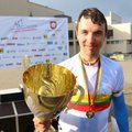 Pirmą Lietuvos dviračių čempionato dieną triumfavo R. Navardauskas ir A. Trebaitė