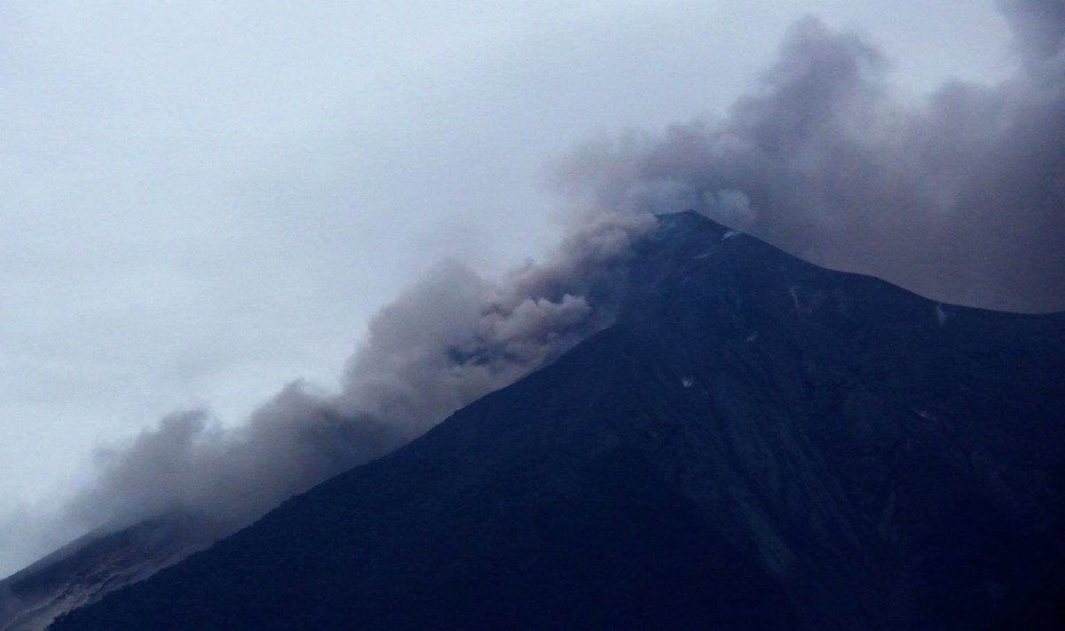 Ugnikalnio išsiveržimas Gvatemaloje