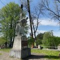 Merkinėje nukeltas sovietinio kario paminklas