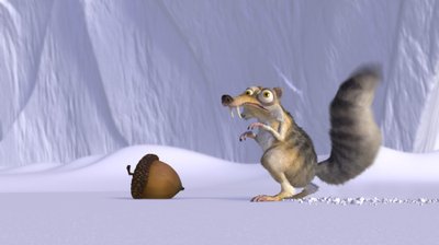 Priešistorinis voveriukas vaizduojamas animaciniame filme "Ledynmetis". ©20thCentFox/Courtesy Everett Collection/ Vida Press