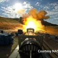 NASA raketos bandymas nušvietė dykumą
