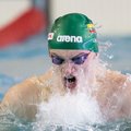 Plaukimo sprinto festivalyje Anykščiuose išdalinti 35 medalių komplektai
