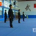 Kung fu meistrai Pekine demonstruos savo sugebėjimus