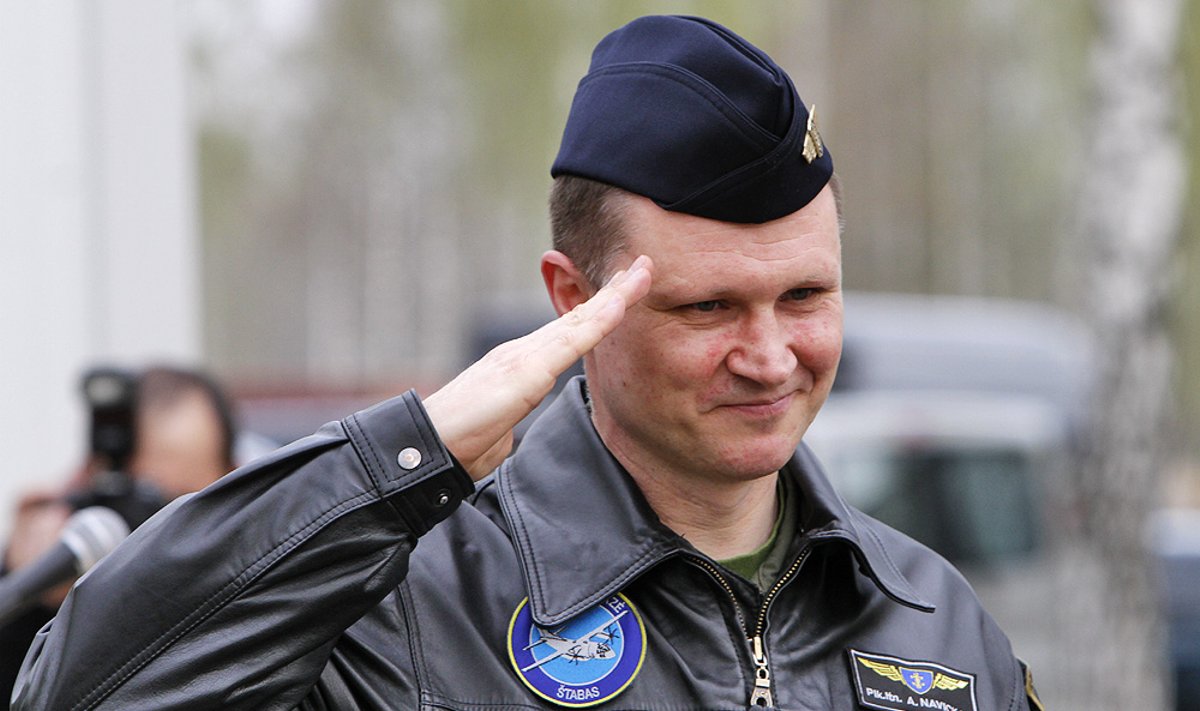 Former Air Force Commander Colonel Audronis Navickas 