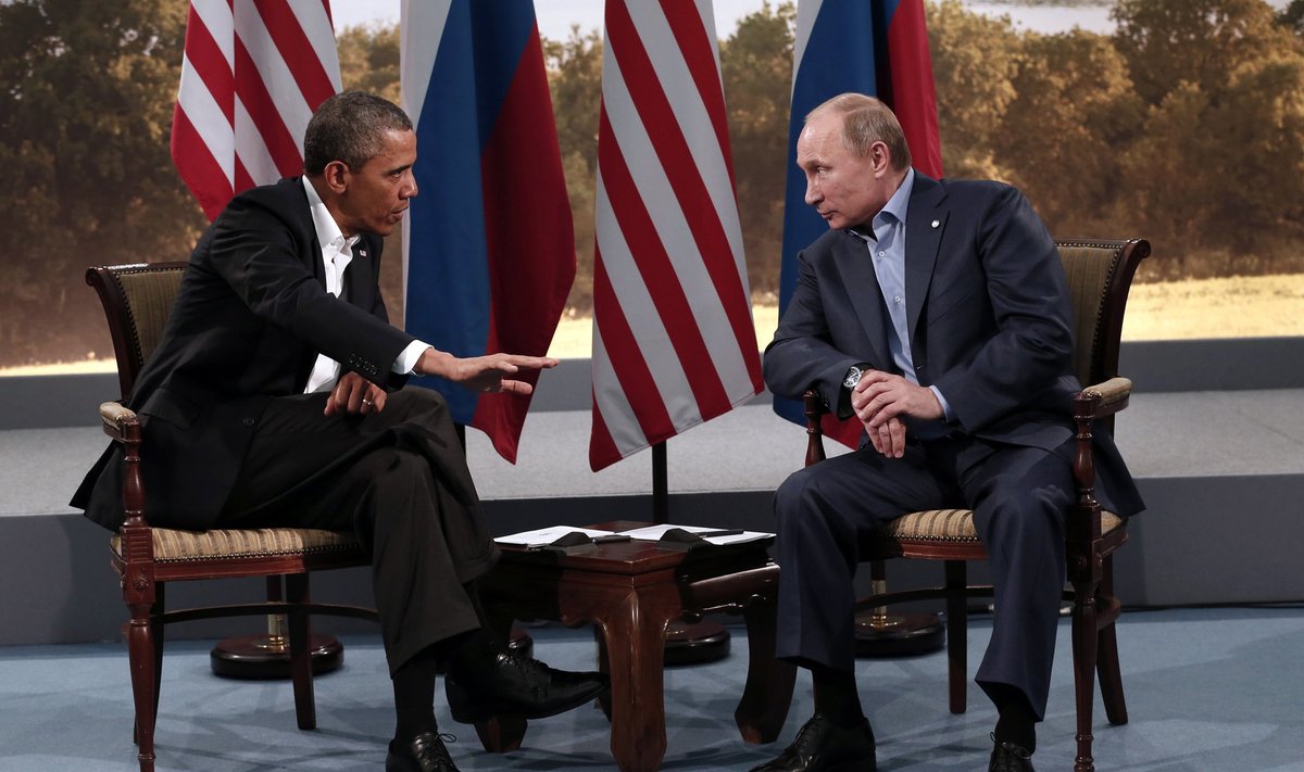 Barackas Obama ir Vladimiras Putinas