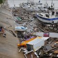 Dalis sienos JAV ir Meksikos pasienyje neatlaikė uragano „Hanna“ smūgio