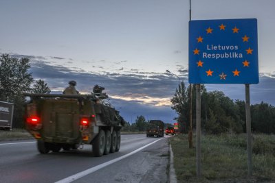 JAV kariai kerta Lietuvos sieną