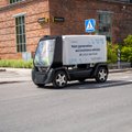 First autonomous delivery car circulated streets of Vilnius