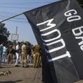 Policija prieš demonstrantus Indijoje panaudojo jėgą