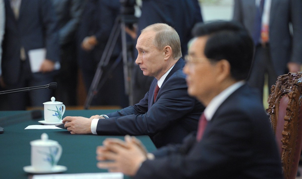 Vladimiras Putinas ir Hu Jintao