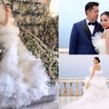 Mados tinklaraštininkės iš Honkongo vestuvės kainavo milijonus ir prilygo pasakai