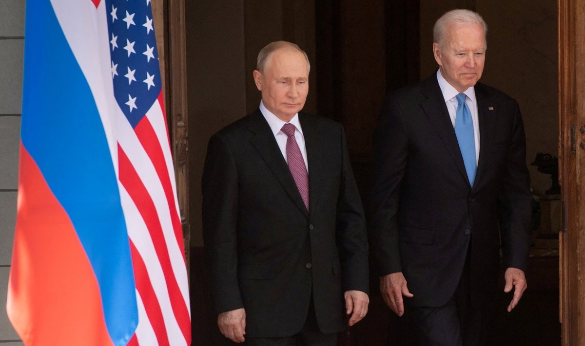 V. Putinas ir Joe Bidenas
