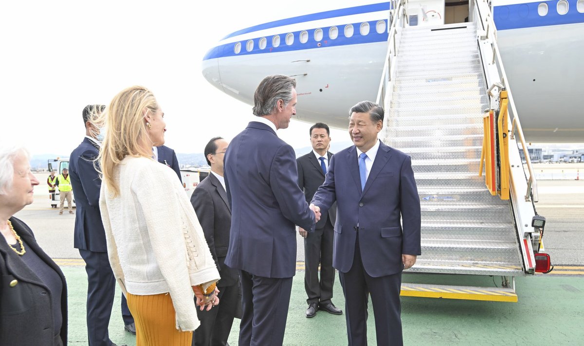 Xi Jinpingas atvyko į JAV