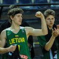 Kontrolinėje dvikovoje jaunieji Lietuvos krepšininkai ir antrąkart įveikė latvius