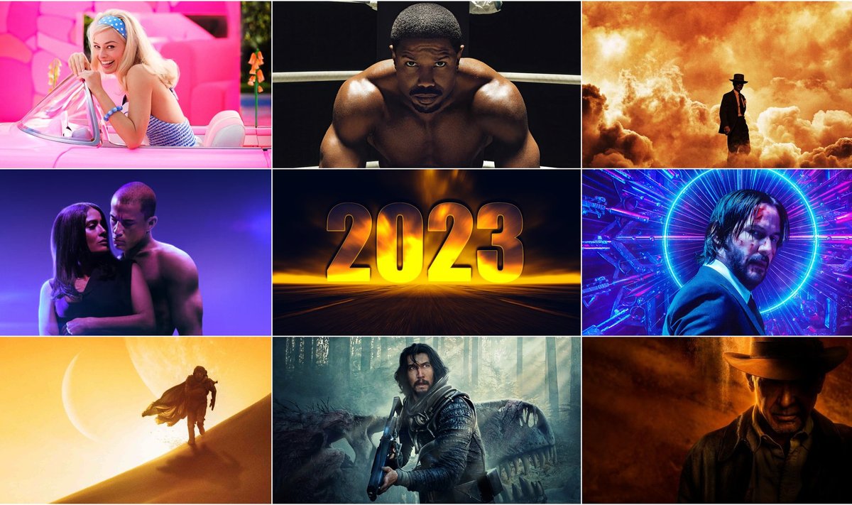 Kadrai iš 2023 metų laukiamiausių filmų
